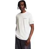 Lyle & Scott - Geborduurd T-shirt - Wit - Katoen