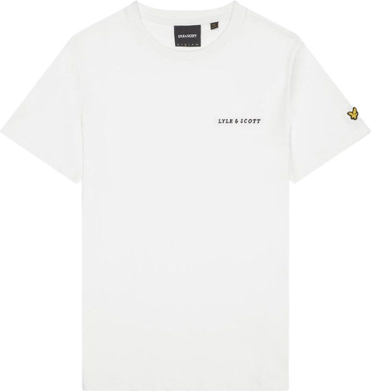 Lyle & Scott - Geborduurd T-shirt - Wit - Katoen