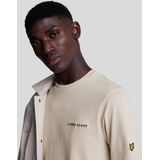 Lyle & Scott - Geborduurd T-shirt - Dark Navy - 100% Katoen