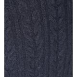 Lyle & Scott Cable Pullover Donkerblauw (navy) - Maat XS - Heren