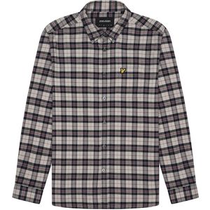 Lyle & Scott - Argyle - Geruit Overhemd - Blauwgroen - Lange Mouwen