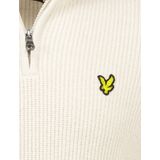 Lyle & Scott - Shaker Stitch 1/4 Zip Jumper - Beige - Katoenmix - Coltrui