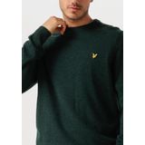 LYLE & SCOTT - Crew Neck Vest - Groen - Lamswol Blend