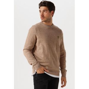 Herentrui Lyle And Scott Lamswolmix Crew Neck in Bruin