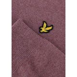 Lyle & Scott - Lambswool Blend Crew Neck Jumper - Trui - Paars