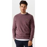 Lyle & Scott - Lambswool Blend Crew Neck Jumper - Trui - Paars