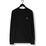 LYLE & SCOTT - Crew Neck Vest - Zwart - Lamswolmix