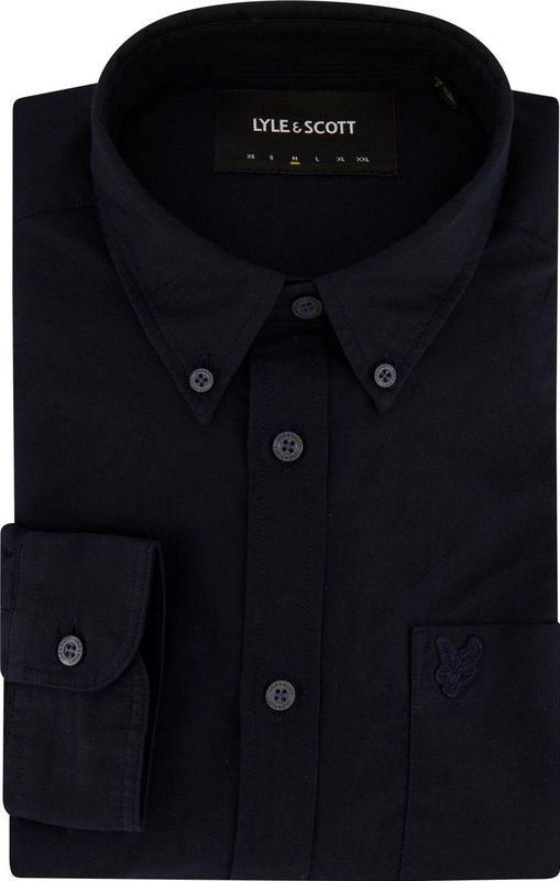 Lyle & Scott, Heren, Overhemden, Blauw, Maat: XS Katoen,