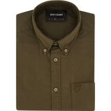 Lyle&Scott - Overhemd - Bruin - Katoen - Lange Mouwen