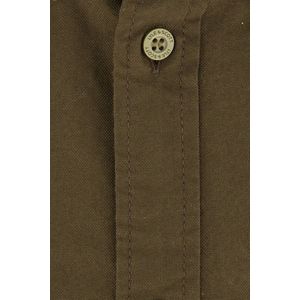 Lyle&Scott - Overhemd - Bruin - Katoen - Lange Mouwen