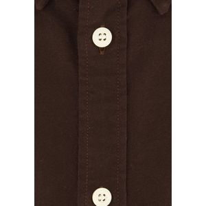 Lyle&Scott - Overhemd - Bruin - Katoen - Normale Pasvorm