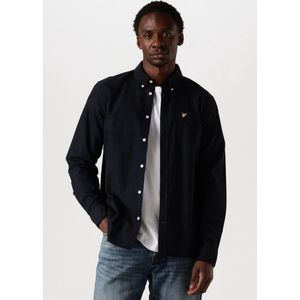 Lyle & Scott - Plain Oxford Shirt - Overhemd - Donkerblauw - Katoen