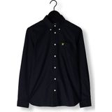 Lyle & Scott - Plain Oxford Shirt - Overhemd - Donkerblauw - Katoen