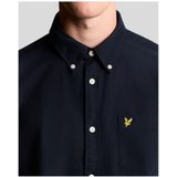 Lyle & Scott - Plain Oxford Shirt - Overhemd - Donkerblauw - Katoen