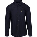 Lyle & Scott - Plain Oxford Shirt - Overhemd - Donkerblauw - Katoen