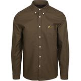 Lyle & Scott - Plain Oxford Shirt - Overhemd - Groen - Katoen