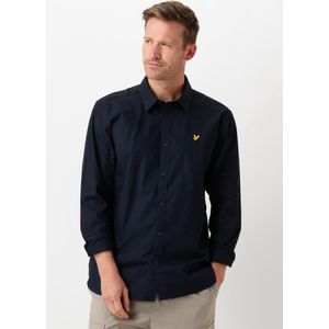 Lyle & Scott - Long Sleeve Poplin - Heren Blouse - Donkerblauw