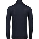Lyle & Scott - Quarter Zip Jumper - Trui - Blauw - Merinowol