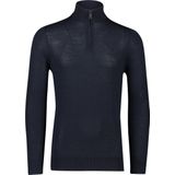 Lyle & Scott - Quarter Zip Jumper - Trui - Blauw - Merinowol