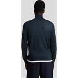Lyle & Scott - Quarter Zip Jumper - Trui - Blauw - Merinowol