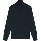 Lyle & Scott - Quarter Zip Jumper - Trui - Blauw - Merinowol