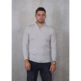 Lyle & Scott Merino Wol 1/4 Zip Trui - Cove