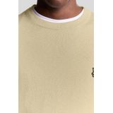 Lyle and Scott - Cotton Merino Crewneck - Zand - Trui