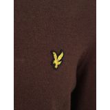 Lyle & Scott - Cotton Merino Quarter Zip - Trui - Espresso