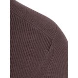 Lyle & Scott - Engineered Rib Crew Neck - Trui - Espresso