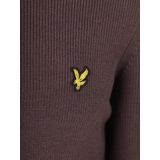 Lyle & Scott - Engineered Rib Crew Neck - Trui - Espresso