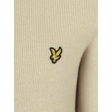 Lyle & Scott - Engineered Rib Crew Neck - Trui - Grey Taupe
