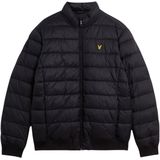 Lyle & Scott - Gewatteerd Jack - Gitzwart - Trechterhals