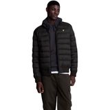 Lyle & Scott - Gewatteerd Jack - Gitzwart - Trechterhals