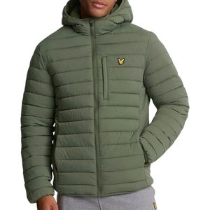 Lyle & Scott gewatteerde winterjas groen