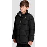 Lyle & Scott Winterjas puffer met capuchon Z865 Jet zwart
