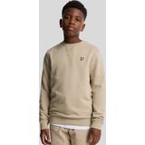 Lyle and Scott - Junior Sweater - Stone - Katoen - Logo Embleem