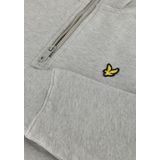 Lyle & Scott - Quarter Zip Pullover - Lichtgrijs - Sweater