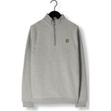 Lyle & Scott - Quarter Zip Pullover - Lichtgrijs - Sweater