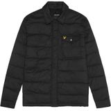 Lyle & Scott - Jet Black - Gewatteerd Jack - Met Kraag