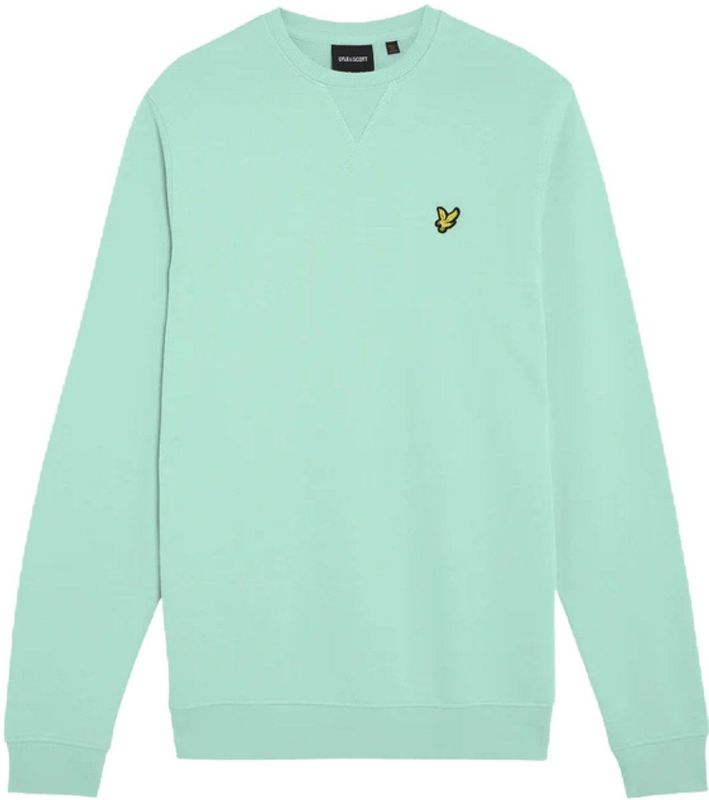 Lyle & Scott - Middenlaag Crew Neck Sweatshirt - Groen - Heren