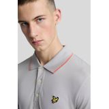 Lyle & Scott - Poloshirt - Lichtgrijs - Katoenjersey - Korte Mouwen