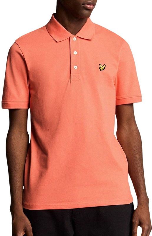Lyle & Scott - Shirt - Koraal - Katoen - Regular Fit