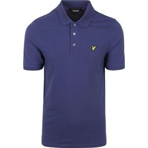 Lyle and Scott - Polo - Deep Indigo - Gemaakt van 97% Biologisch Katoen en 3% Stretch - GOTS Gecertificeerd