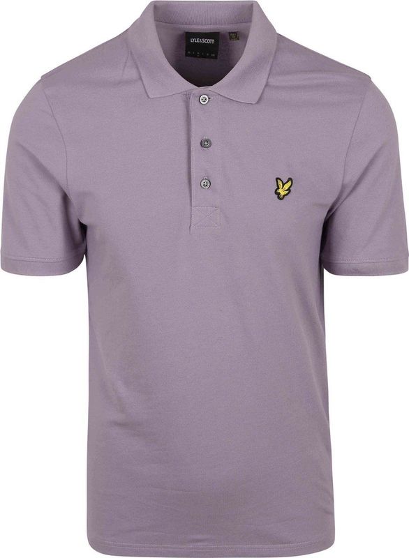 Lyle and Scott - Polo - Dusk Purple - Gemaakt van 97% Katoen en 3% Stretch