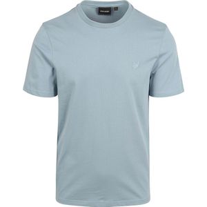 Lyle&Scott - T-shirt - Blauw - Katoen