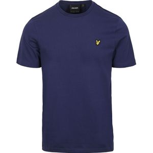 Lyle & Scott - Print Short Sleeve Round Neck T-shirt - Blauw - Katoen