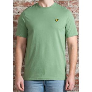 Lyle & Scott - T-shirt - Groen - Katoen - Groen Print