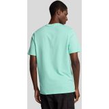 Lyle & Scott - Plain - T-shirt - Mint - Katoen