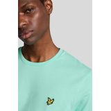 Lyle & Scott - Plain - T-shirt - Mint - Katoen