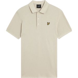 Lyle & Scott poloshirt korte mouw creme